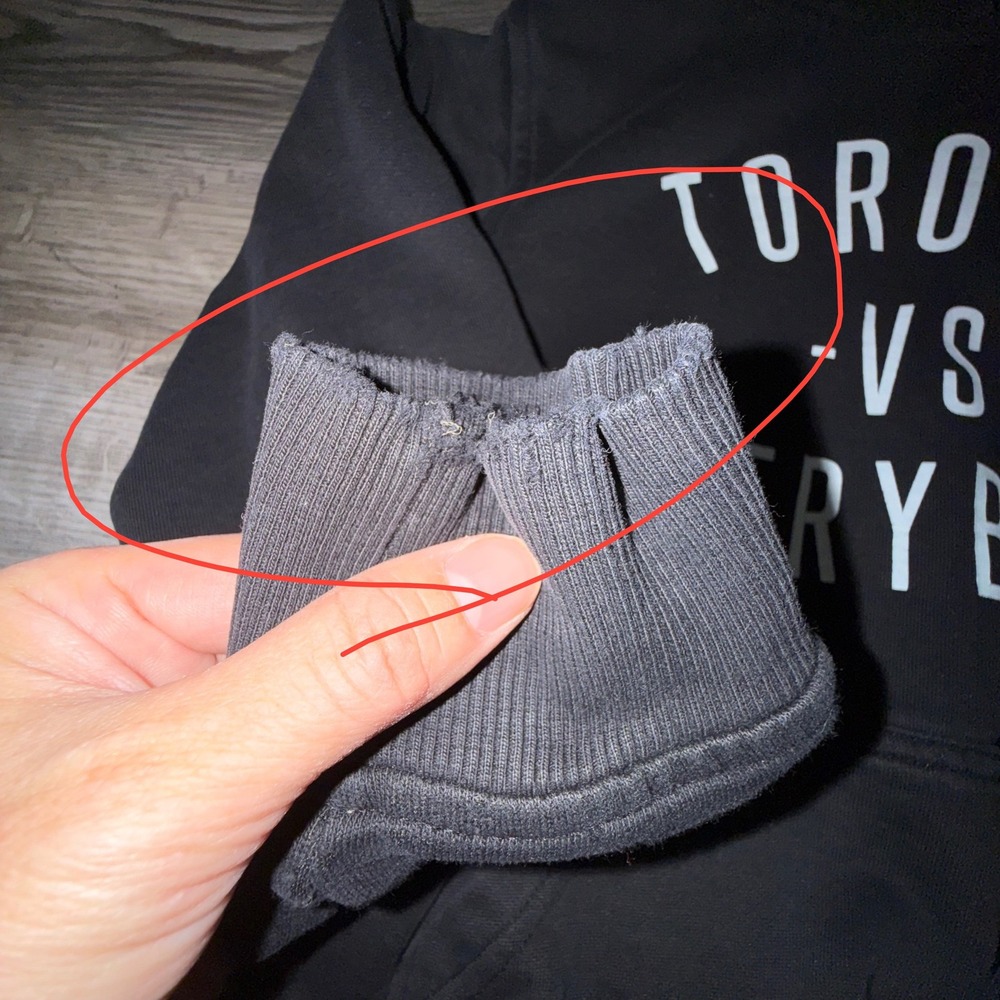 Kids Black Toronto Vs Everybody Hoodie Sweatshirt‎ Size XS - Picture 3 of 8
